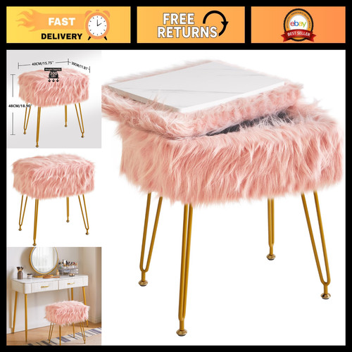 Faux fur rectangular - fur, vanity